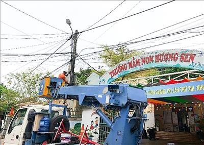 Điện lực Đông Hà (Quảng Trị) chú trọng cấp điện an toàn trong trường học